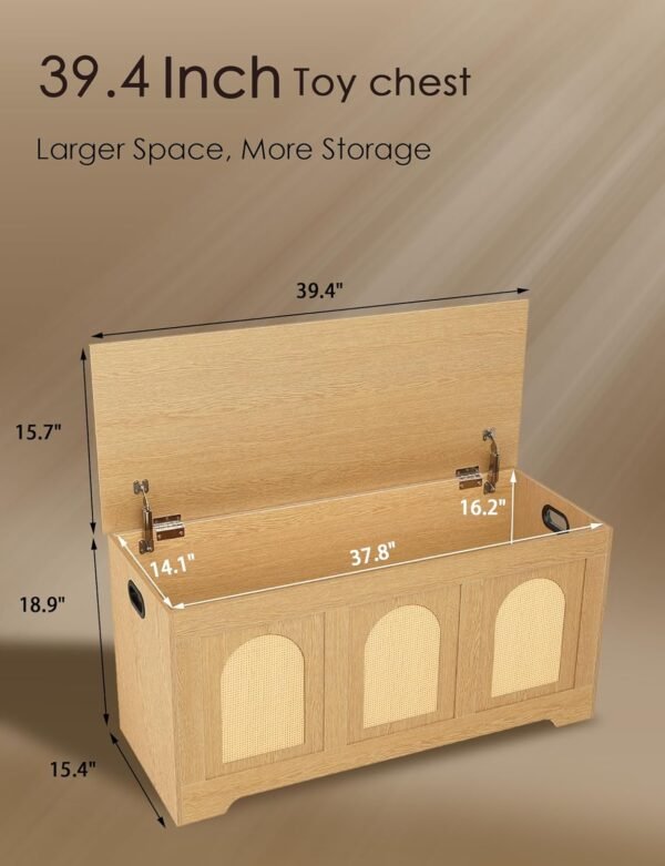 Rattan Storage Bench