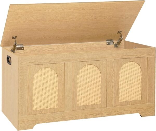 Rattan Storage Bench