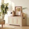 Rattan Storage Bench